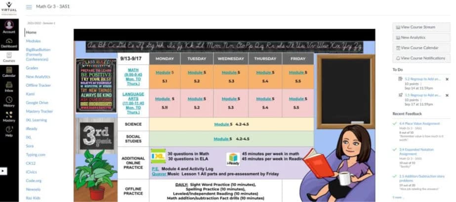 homeroom example